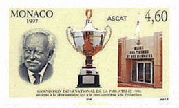 77465 MNH MONACO 1997 ASCAT. GRAN PREMIO INTERNACIONAL DE LA FILATELIA 1996 - Altri & Non Classificati