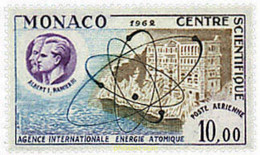 32377 MNH MONACO 1962 AGENCIA INTERNACIONAL DE LA ENERGIA ATOMICA - Andere & Zonder Classificatie