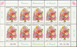 7620 MNH MONACO 1999 32 CONCURSO INTERNACIONAL DE RAMOS DE FLORES - Otros & Sin Clasificación