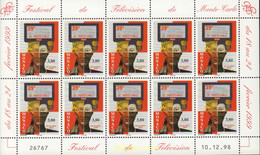 11881 MNH MONACO 1999 39 FESTIVAL DE TELEVISION DE MONTECARLO - Otros & Sin Clasificación