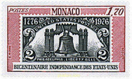 32569 MNH MONACO 1976 BICENTENARIO DE LA INDEPENDENCIA DE LOS ESTADOS UNIDOS - Other & Unclassified