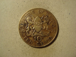 MONNAIE KENYA 10 CENTS 1977 - Kenya