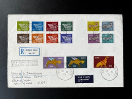 IRELAND 1971 FDC SEND BY REGISTERED MAIL DUBLIN TO NEW YORK 15-11-1971 IERLAND EIRE - Briefe U. Dokumente