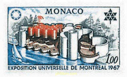 67763 MNH MONACO 1967 EXPO 67. EXPOSICION UNIVERSAL DE MONTREAL - Autres & Non Classés