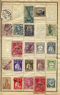 PORTUGAL & COLONIES Small Collection Of 90 Stamps Mint & Used (all Hinged) In Home-made Booklet - Collections