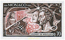 32859 MNH MONACO 1974 450 ANIVERSARIO DEL NACIMIENTO DE PIERRE DE RONSARD - Other & Unclassified