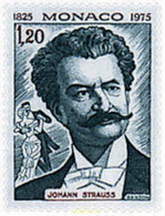 32732 MNH MONACO 1975 150 ANIVERSARIO DEL COMPOSITOR JOHANN STRAUSS - Altri & Non Classificati