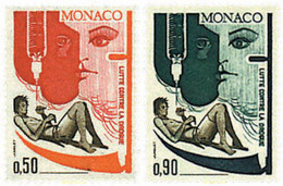 32412 MNH MONACO 1972 LUCHA CONTRA LA DROGA - Sonstige & Ohne Zuordnung