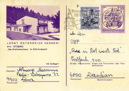 85604) A - ✉ P 446 - 140.A/1 - 9900 ⨀ 8814 Stübing, Das Briefmarkenhaus Im SOS-Kinderdorf - Ganzsachen
