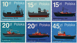 156178 MNH POLONIA 1988 BARCOS DE LUCHA CONTRA INCENDIOS - Non Classés