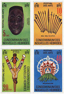 138032 MNH NUEVAS HEBRIDAS 1979 FESTIVAL DE LAS ARTES - Collections, Lots & Séries