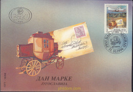 410341 MNH YUGOSLAVIA 1994 DIA DEL SELLO - Gebruikt