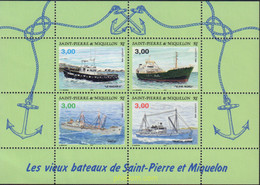 51110 MNH SAN PEDRO Y MIQUELON 1996 LOS BARCOS DE SAN PEDRO Y MIQUELON - Usados