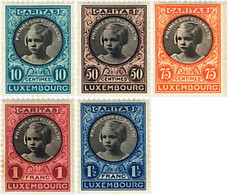 97192 MNH LUXEMBURGO 1927 PRO OBRAS SOCIALES - Oblitérés