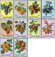 93180 MNH SAN MARINO 1973 FRUTAS - Usados