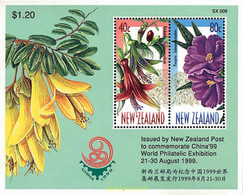 256269 MNH NUEVA ZELANDA 1999 CHINA 99. EXPOSICION FILATELICA INTERNACIONAL - Variétés Et Curiosités