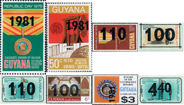 213469 MNH GUYANA 1981 MOTIVOS VARIOS - Guyana (1966-...)