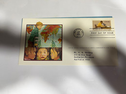 (1 M 47) USA FDC Covers (with Insert) - Year Of Disabled Persons (1 Cover) 1981 - 1981-1990