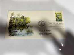 (1 M 47) USA FDC Covers (with Insert) - Wetland & Woodland Habitat (2 Cover) 1981 - 1981-1990