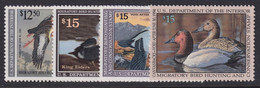 USA, Scott RW56-RW60, MHR - Duck Stamps