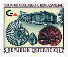 97629 MNH AUSTRIA 1999 150 ANIVERSARIO DEL INSTITUTO NACIONAL DE GEOLOGIA - Fossili