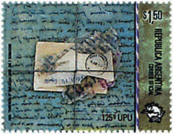 75810 MNH ARGENTINA 1999 125 ANIVERSARIO DE LA UPU - Used Stamps