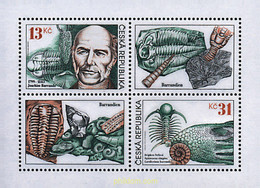 247228 MNH CHEQUIA 1999 BICENTENARIO DEL NACIMIENTO DEL GEOLOGO Y PALEONTOLOGO FRANCES JOACHIM BARRANDE - Fossiles