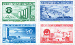 42483 MNH TURQUIA 1952 CONGRESO DEL INSTITUTO DE ESTUDIOS ECONOMICOS DE LA ONU EN ANKARA - ...-1858 Vorphilatelie