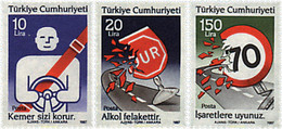 42551 MNH TURQUIA 1987 SEGURIDAD EN CARRETERA - Colecciones & Series