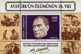 42557 MNH TURQUIA 1988 50 ANIVERSARIO DE LA MUERTE DE KEMAL ATATURK - Collections, Lots & Series