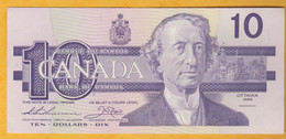 Canada - Billet De 10 Dollars - John Alexander Mac Donald - 1989 - P96a - Kanada