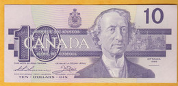 Canada - Billet De 10 Dollars - John Alexander Mac Donald - 1989 - P96a - Canada