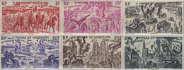 19663 MNH SAN PEDRO Y MIQUELON 1946 DEL CHAD AL RIN - Used Stamps