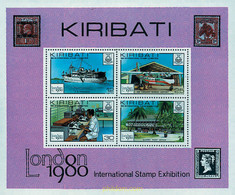 42606 MNH KIRIBATI 1980 LONDON 80. EXPOSICION FILATELICA INTERNACIONAL - Kiribati (1979-...)