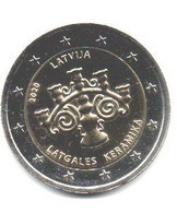 2020 - Lettonia 2 Euro Keramika        ------ - Lettland