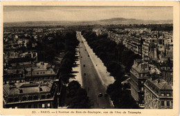 CPA Paris 16e Paris-L'Avenue Du Bois De Boulogne, Vue De L'Arc (313220) - Arrondissement: 16