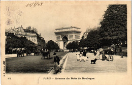 CPA PARIS 16e-Avenue Du Bois De Boulogne (325244) - Arrondissement: 16