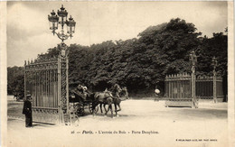 CPA PARIS 16e-L'entrée Du Bois-Porte Dauphine (325270) - Arrondissement: 16