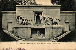 CPA PARIS 20e Monument Aux Morts (254617) - Statues