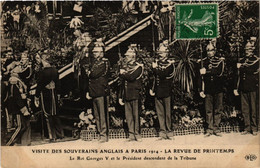 CPA PARIS Visite Des Souverains Anglais 1914 Georges V Et Le Président (305361) - Recepties