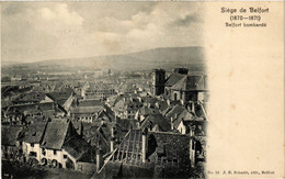 CPA Siege De BELFORT (1870-1871) - BELFORT Bombarde (293349) - Belfort – Siège De Belfort