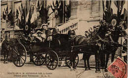 CPA PARIS Alphonse XIII Départ Pour Versailles (305495) - Empfänge