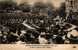 CPA PARIS Fetes Franco-Hollandaises Prince Consort Et Fallieres (305502) - Recepciones