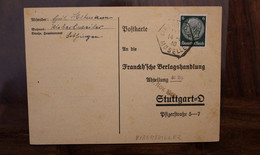 1940 Vibersviller Löthringen Dt Reich Lorraine Cover Occupation Besetzung - WW II