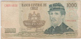 Chili - Billet De 1000 Pesos - Ignacio Carrera Pinto - 1990 - P154c - Chili