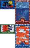 75793 MNH ARGENTINA 2000 DIBUJO INFANTIL SOBRE EL FUTURO - Oblitérés