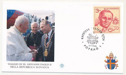 SLOVAQUIE - 9 Enveloppes Illustrées - Voyage Du Pape Jean Paul II En Slovaquie - 1995 - Briefe U. Dokumente