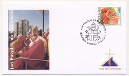 SLOVAQUIE - 6 Enveloppes Illustrées - Voyage Du Pape Jean Paul II En Slovaquie - 2003 - Brieven En Documenten