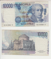 Repubblica: 10.000 Lire Volta Serie C (anno 1988) - 10000 Liras