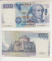 Repubblica: 10.000 Lire Volta Serie C (anno 1988) - 10000 Lire
